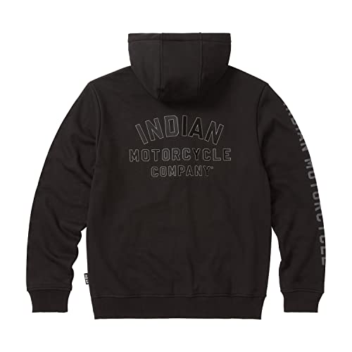 Indian Motorcycle Men's Embroidered Hoodie, Black2