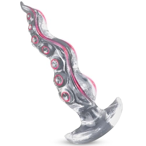 BDSMAGE Tentakel Anal Dildo,Analplug Diloschwanz für Frauen Männer, Monster Dildo Fantasy Dildo Herren,Extrem Hart Sex Erotisches,Fetisch Buttplug Sexspielzeug für Paare,solo Damen Sex Toy (XL)