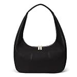 Handtasche Hobo Bag Shoulder Bag Vintage Achseltasche PU Leder Gross Umhängetasche Damen Schultertasche mit Reißverschluss Klein Elegant