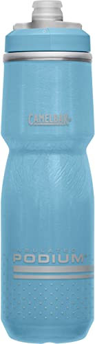 CamelBak Garrafa de água isolada para bicicleta Podium Chill – Garrafa fácil de espremer – Serve na