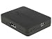 Produktbild Delock 87685 Displayport 1.2 Splitter 1 x Mini Displayport in auf 1 x Displayport + 1 x HDMI + 1 x VGA Out Schwarz