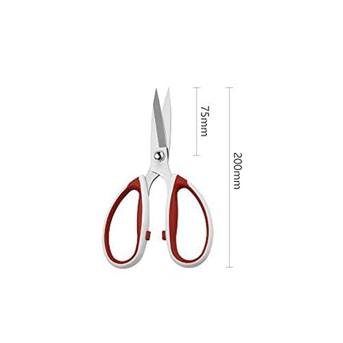 Tijeras domésticas de Alta Resistencia, Tijeras de Costura Acero Inoxidable 7,8 Pulgadas, Tijeras plástico Resistentes for Uso Civil, Cocina