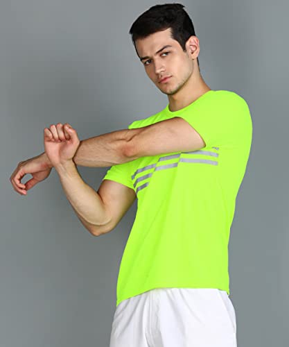 Image of Mens Round Neck T-Shirt for Workout and Running
