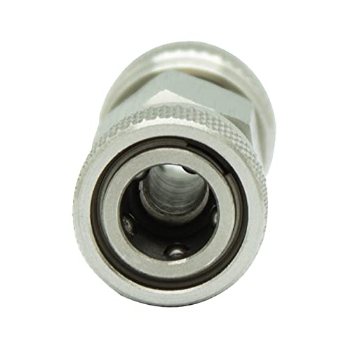 Universal Foster Quick-Disconnect Coupling Fill Adapter PCP Paintball HPA Air Tool Fittings (8mm Female to 8mm Female), 8MM Male to Male