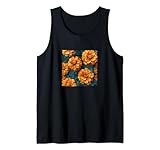 French Marigold Flower Pattern Merch