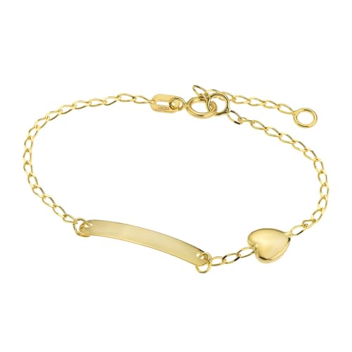 Pulsera Bebé Oro de 9K es la Esclava Ideal para Regalo de Bautizo Cumpleaños