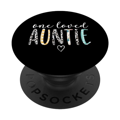 Auntie Gifts Women One Loved Auntie Mother's Day PopSockets PopGrip Intercambiable