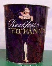Breakfast At Tiffany's Tin Trash Can