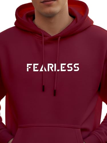 Image of XENOVAURBAN Hoodie for Men /Women | Unisex fit Cotton Fleece Hooded Sweatshirt - FEARL1