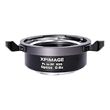 XPIMAGE 0,6-facher Speed-Booster-Adapter, kompatibel mit PL-Mount-Vollformatobjektiven auf Canon RF Mount S35 Kameras, reduziert die Brennweite