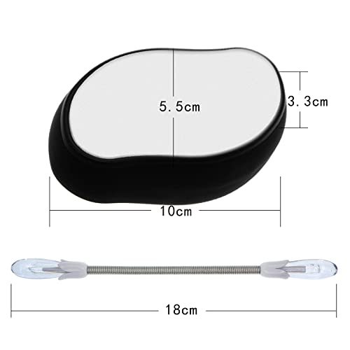 Crystal Haarentferner, Haarentferner, Nano Haarentferner Stein, Crystal Hair Remover, Haarentfernung ohne Rasieren (Schwarz) - Image 7