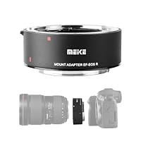 Meike EF-EOSR Metall-Objektivadapter mit Autofokus für Canon EF/EF-S Objektive auf EOS-R, EOS-RP, R5, R6, R7, R10, C70 & RED Komodo Kameras
