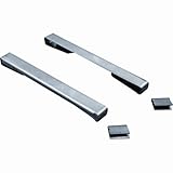 Prime-Line H 3934 4 In., Stainless Steel, Louver Glass Security Clips (10 Pack)