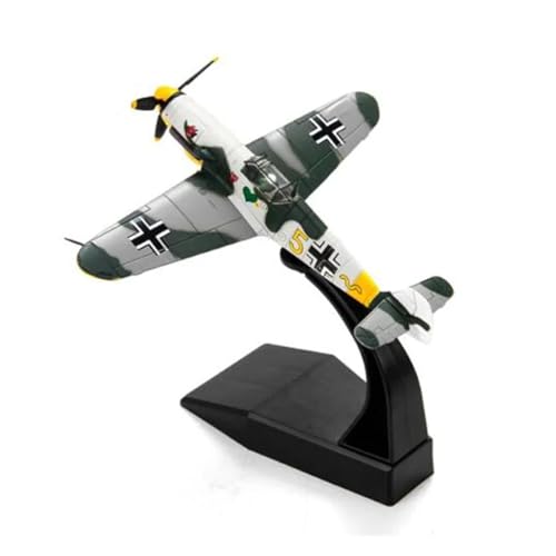 Caza BF-109 a escala 1/72 CLMJHG, avión clásico de la Segunda Guerra Mundial coleccionable
