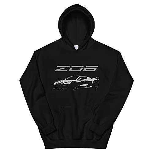 2023 C8 'vette Z06 Unisex Hoodie Black