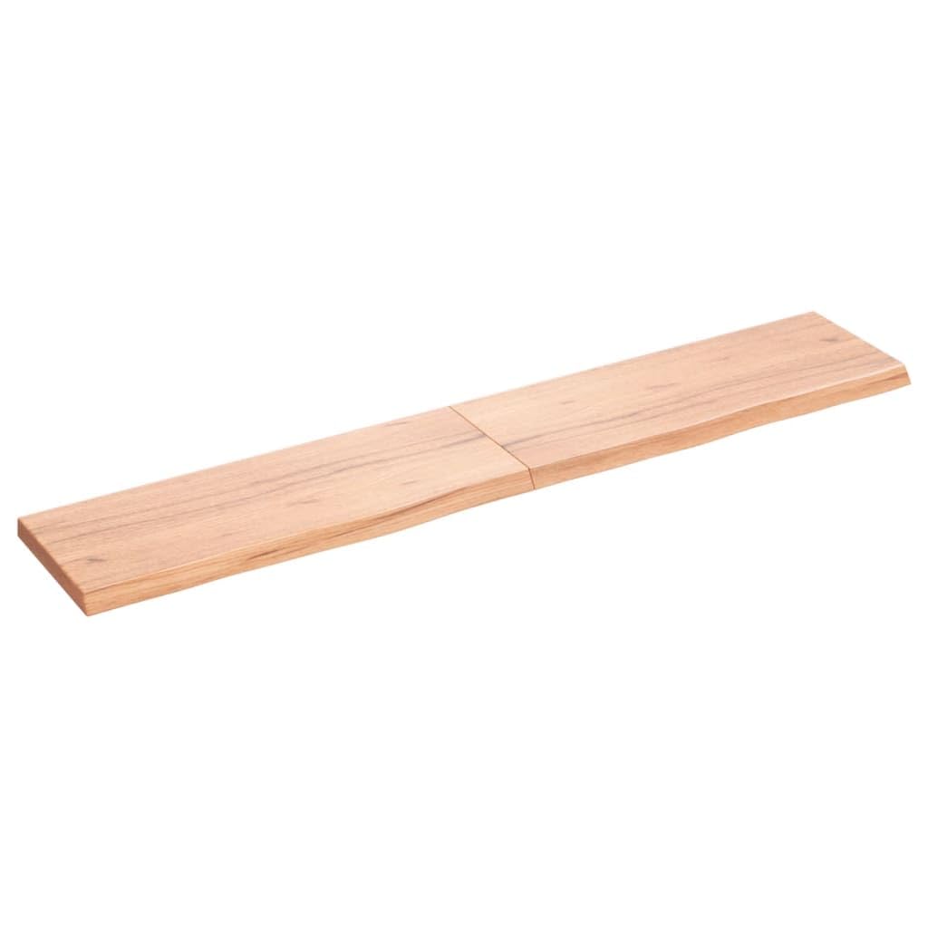 Repisa de pared de roble 160x30 cm estante de madera maciza para ganar espacio