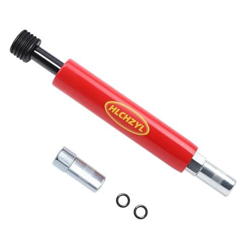HLCHZYL Grease Fitting Cleaning Tool Zerk Kit Updated, Heavy Duty Hydraulic Pressure Cleaner Tool for Dried Grease Fitting Removal, Universal for Trucks, Tractors, Excavators, Includes a Spare Coupler