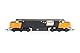 Hornby R30188 Railroad Plus Loadhaul, Class 37, Co, 37710-Era 8 Railway-Loks, Schwarz und Orange