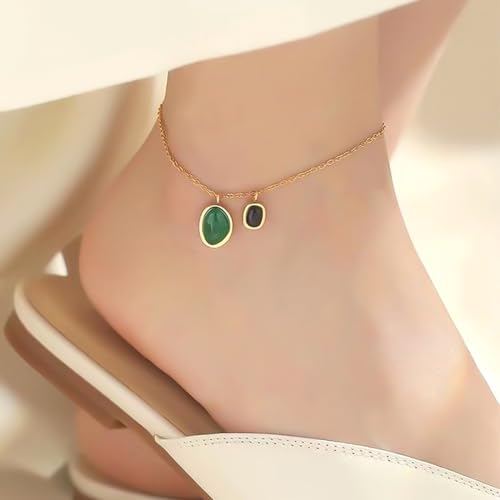 Image of Yellow Chimes Bohemian Starfish Charms Beaded Bracelet Cum Anklet for Women and Girls