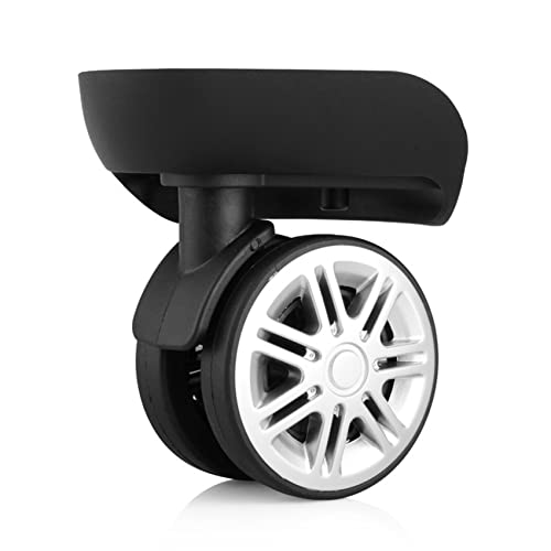 Luggage Wheels,Universal Luggage Casters,1 Pair Luggage Wheel Replacement Spare Spinner Caster for Suitcase Wheel Repair (W074)2