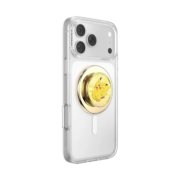 Image of PopSockets Phone Grip for MagSafe, Magnetic Holder- Pikachu Spark