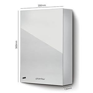 Planet Platinum 304 Grade Stainless Steel Bathroom Mirror Cabinet (Size 14 X 20 Inches) Bathroom Cabinet with Mirror/Bathroom Accessories Planet Platinum 304 Grade Stainless Steel Bathroom Mirror Cabinet (Size 14 X 20 Inches) Bathroom Cabinet with Mirror/Bathroom Accessories