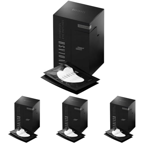Hydrogel Pads zur Wimpernverlängerung Nanolash 50 Paar - Augenpads für Wimpernverlängerung, Wimpern-Lifting-Pads, Gel-Augenpads für Wimpernverlängerung (Packung mit 4)