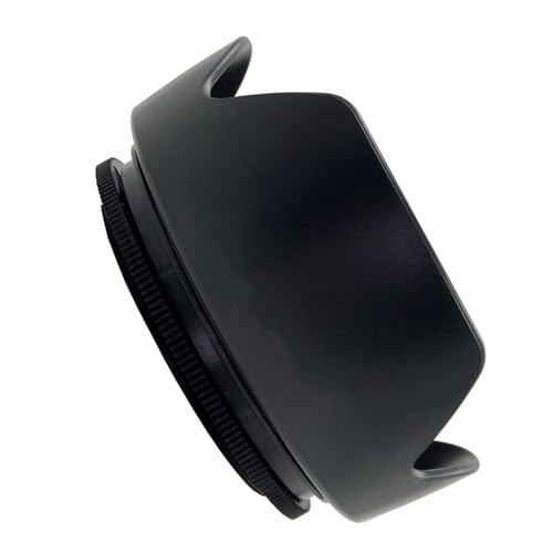 Pare-soleil d'objectif 72 mm à visser réversible pour appareil photo reflex numérique - Bouclier de protection contre la lumière indésirable - Anti-rayures - Accessoire réversible