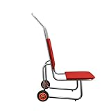 Chair Dolly for Stackable Chairs, Banquet Chair Cart with 2 Wheels, Stacked Chair Cart Holds 13 Chairs, Chair Dolly for Wedding, Kitchen, Banquet, Party