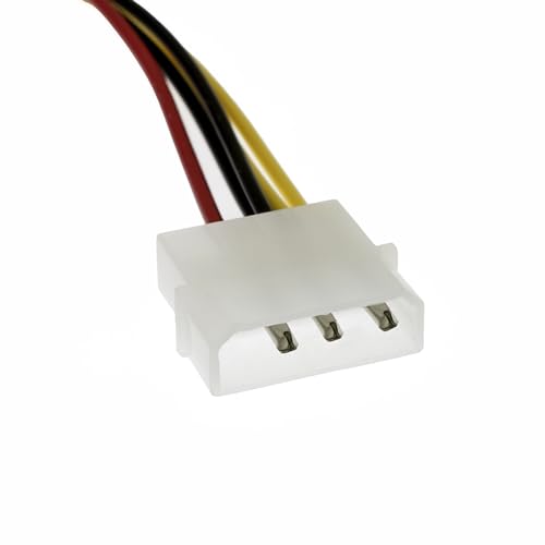 Cable Molex de 4 pines a 6 pines GPU para tarjeta gráfica en pack de 2 unidades de 22 cm 5