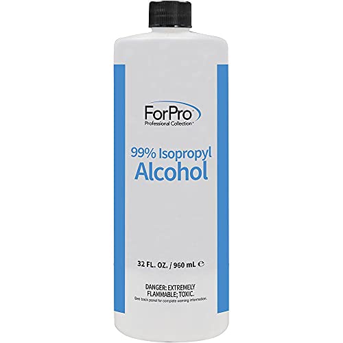 ForPro Professional Collection 99% Isopropyl Alcohol (IPA), Pure & Unadulterated Concentrated Alcohol, 32 Fl Oz (960ml)