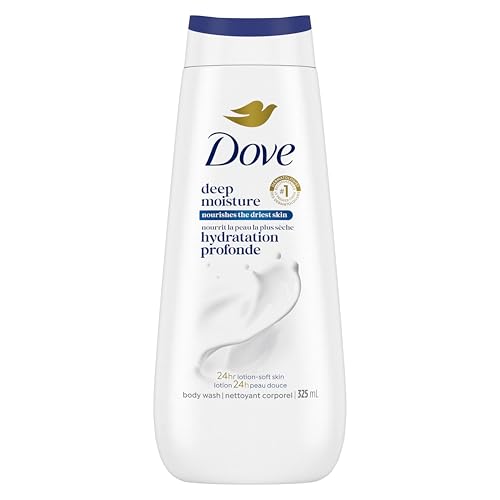 Dove - Dove Body Wash Deep Moisture for 24hr Lotion-Soft Skin Moisturizing Skin Cleanser with No Sulfates No Parabens 325 ml - -28%