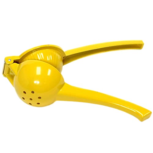 Chef Craft Select Aluminum Lemon Squeezer, 9 inches in Length, Yellow