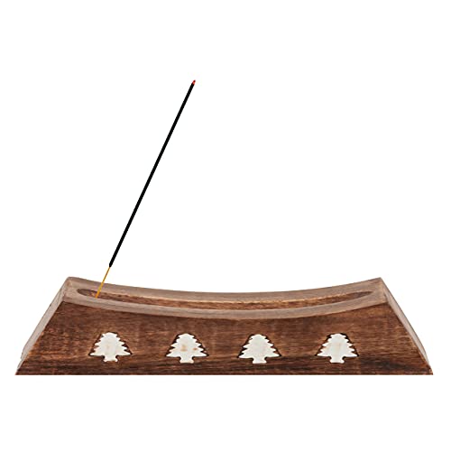 Incense Burner Holder | Incense Stick Holder With Storage | Incense Ash Catcher | Wood Decorative Incense Holder For Spa Yoga Meditation Aromatherapy | Home Office Décor | #TOP17