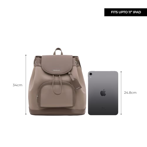 Image of Miraggio Wanderlust Backpack for Women | Laptop Bag for Women Office Use | Stylish Women Backpack | Adjustable Shoulder Straps | Ideal for Work, College & Travel