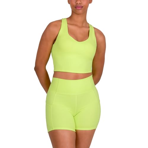 Image of YITTY Active Sports Bra Tank, Tank Top for Women with Built-in Bra, Racerback, Removable Cups, Low-Impact Yoga and Gym