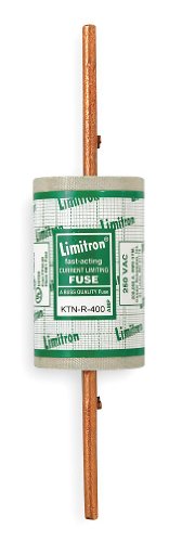 Fusible KTN-R-400 Bussmann Limitron à action rapide pour protection de circuit industriel