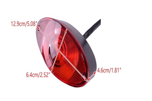 Feu arrière stop 12V pour quad Kazuma Falcon et buggy Dingo