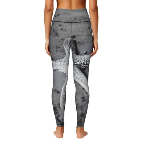 Leggings de verano con estampado de estrellas de mar para ejercicio 4