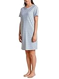 CALIDA Damen Spring Nights Nachthemd, azurit Blue, 44-46