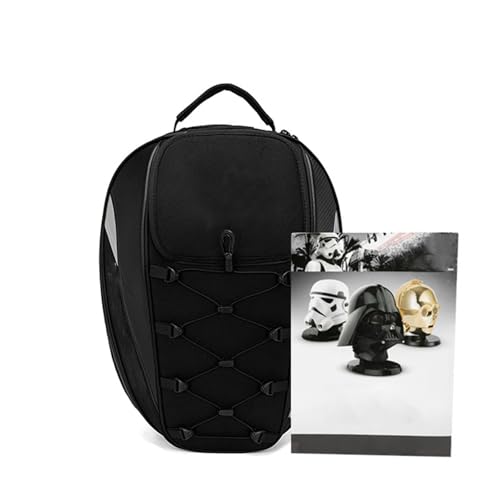 JicSuXi Capacete Bolsa Motocicleta Equitação Mochila Mochila Multiuso Capacete Bolsa de Mão para Via