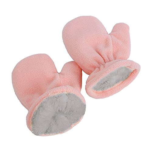 Kids Winter Hat Fleece Hat Children Boys Girls Hat and Glove Set Toddler Warm Earflap Caps Knit Beanie Cap3