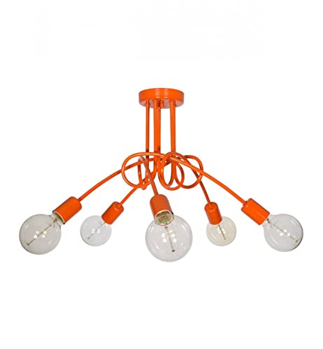 Light Home Lampara de Techo Colgante Industrial