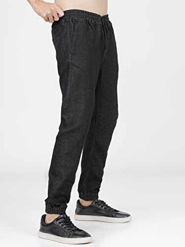 Image of KETCH Mens Jogger FIT Black Jeans