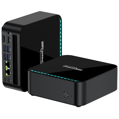 Image of DreamQuest Mini PC Windows11 Pro Pre-Load, AMD Ryzen 5 7430U (Up to 4.3GHz,6C /12T),16GB DDR4 512GB M.2 SSD Mini Desktop Computers, Dual HDMI 4K@60Hz / LAN, Type-C, WiFi 6, BT 5.3 for Home Business