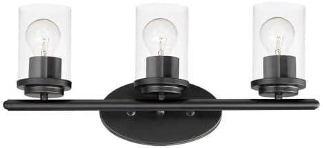 Maxim Corona - 3 Light Bath Vanity-Black Finish