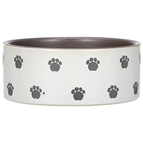Nobby Hunde Keramiknapf "PATA" creme / grau Ø15,0 X 6,0 cm