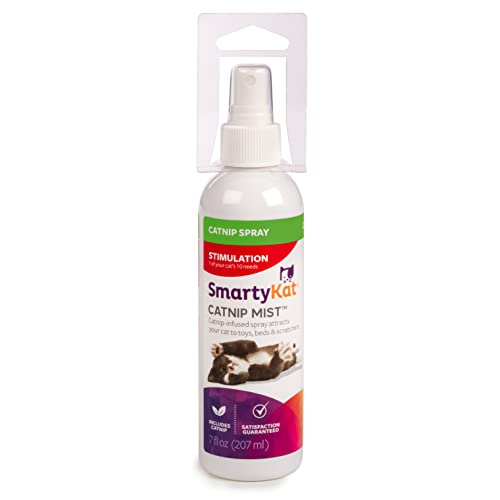SmartyKat CatnipMist Catnip Infused Spray, 7-Ounce