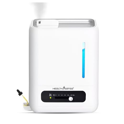 HealthSense Ultrasonic Humidifer For Room Mositure | Air Humidifier for Cold and Cough| Top Filling, 4 lts Capacity, Aromatherapy Tray, 360° Enhance Comfort for Home Baby & Plants | BPA Free -RH690
