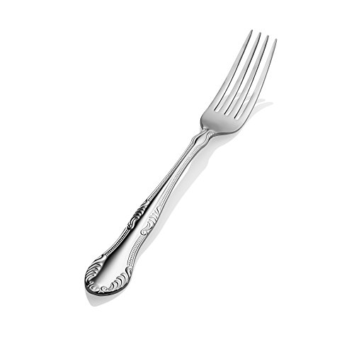 Bon Chef S2506 Stainless Steel 18/8 Elegant European Dinner Fork, 7-31/64
